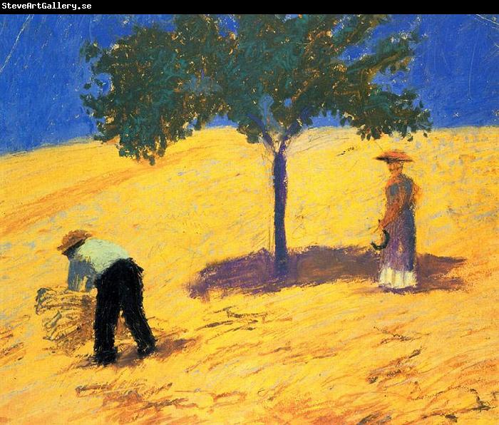 August Macke Baum im Kornfeld